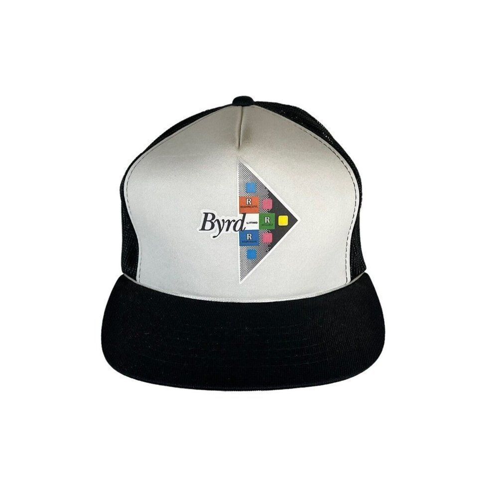 Vintage Advertising SnapBack Hat Byrd Litho Company Resourceful Reliable Logo